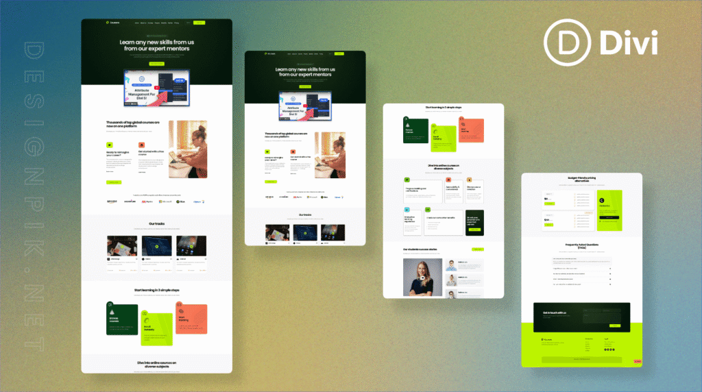 Coursera Divi courses theme by designpik.net – Features